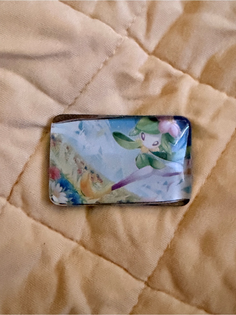 Pokemon Rectangular Floral Serperior Key/Card Holder - Green & Blue